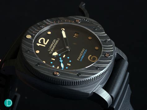 panerai submersible carbon tech|Panerai submarine carbotech case.